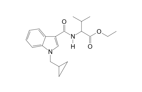 Ethyl 3-methyl-2-([(1-cyclopropylmethyl-1H-indol-3-yl)carbonyl]amino)butanoate