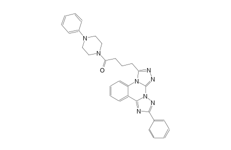 di[1,2,4]triazolo[4,3-a:1,5-c]quinazoline, 3-[4-oxo-4-(4-phenyl-1-piperazinyl)butyl]-10-phenyl-