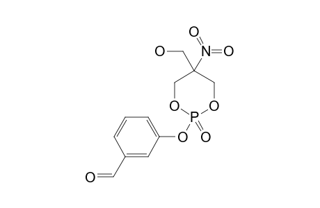3-[[5-(HYDROXYMETHYL)-5-NITRO-2-OXIDO-1,3,2-DIOXAPHOSPHINAN-2-YL]-OXY]-BENZALDEHYDE