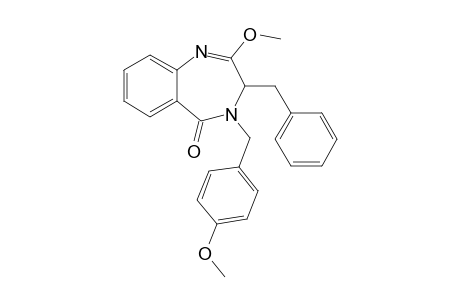 2-Methoxy-3-benzyl-4-(4-methoxybenzyl)-3,4-dihydrobenzo[e][1,4]diazepin-5-one