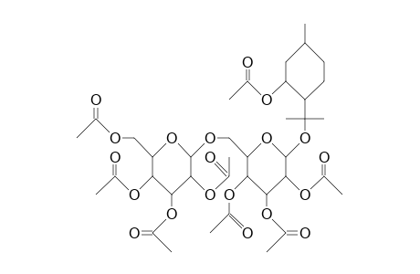 (1R,3R,4R)-3-Hydroxy-P-menthan-8-yl O-B-D-glucopyranosyl-(1->6)-B-D-glucopyranoside octaacetate