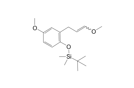 (E/Z)-[2-(3-Methoxy-2-buten-1-yl)-4-methoxyphenoxy]-tert-butyldimethylsilane