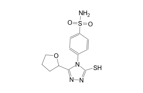 benzenesulfonamide, 4-[3-mercapto-5-(tetrahydro-2-furanyl)-4H-1,2,4-triazol-4-yl]-