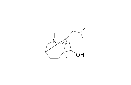 (1RS,4SR,7SR,8RS,10SR)-2-aza-2,7-dimethyl-10-(2-methylpropyl)tricyclo[5.2.1.0(4,10)]decane-8-ol