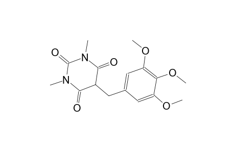 2,4,6(1H,3H,5H)-pyrimidinetrione, 1,3-dimethyl-5-[(3,4,5-trimethoxyphenyl)methyl]-