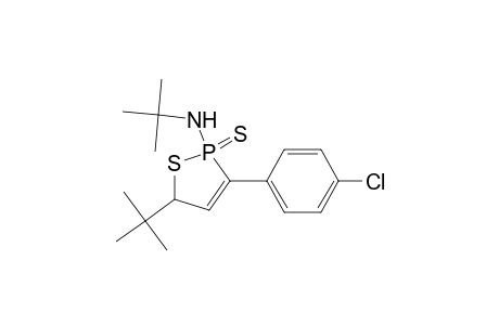 1,2-Thiaphosphol-2(5H)-amine, 3-(4-chlorophenyl)-N,5-bis(1,1-dimethylethyl)-, 2-sulfide
