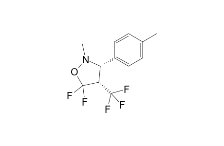 cis-2-Methyl-3-p-methylphenyl-5,5-difluoro-4-trifluoromethylisoxazolidine