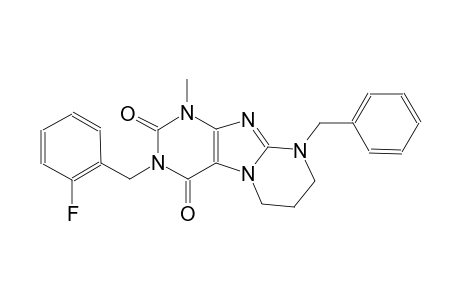 9-benzyl-3-(2-fluorobenzyl)-1-methyl-6,7,8,9-tetrahydropyrimido[2,1-f]purine-2,4(1H,3H)-dione