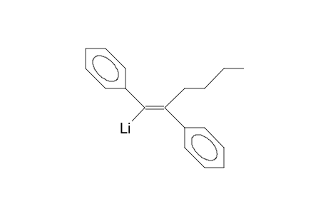 1-Lithio-trans-1,2-diphenyl-1-hexene