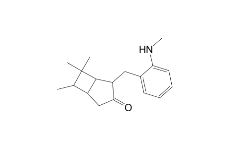2-(2-Methylaminobenzyl)-6,7,7-trimethyl-bicyclo[3.2.0]heptan-3-one