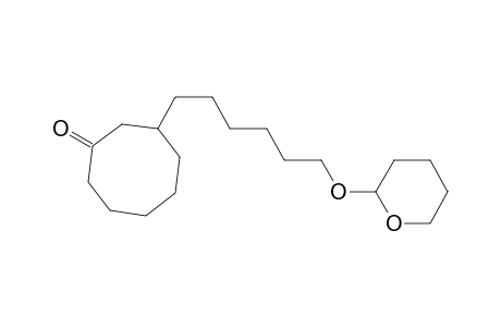 Cyclooctanone, 3-[6-[(tetrahydro-2H-pyran-2-yl)oxy]hexyl]-