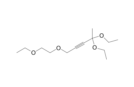 4-(1'-Ethoxyethoxy)pent-2-ynal) diethyl acetal