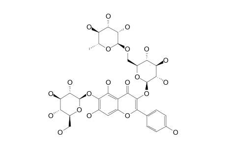 6-HYDROXYKAEMPFEROL-3-RUTINOSIDE-BETA-D-GLUCOPYRANOSIDE