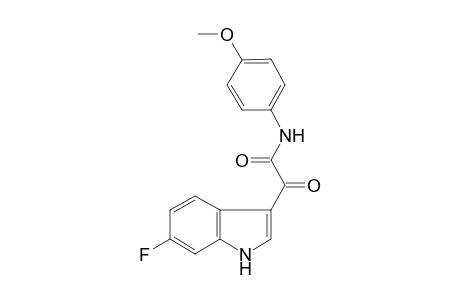 1H-Indole-3-acetamide, 6-fluoro-N-(4-methoxyphenyl)-.alpha.-oxo-