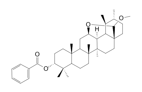 3-ALPHA-HYDROXY-28-BETA-METHOXY-13-ALPHA-URSAN-28,12-BETA-EPOXIDE3-BENZOATE