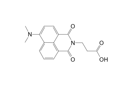4-(Dimethylamino)-1,8-naphthylamide - N-propionic acid