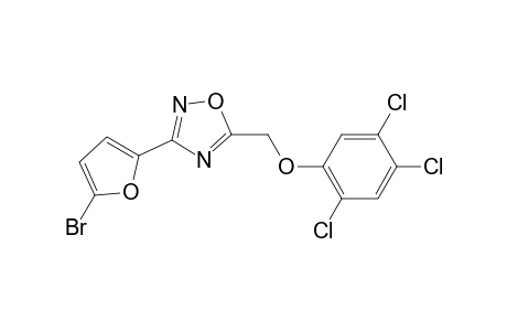 1,2,4-Oxadiazole, 3-(5-bromo-2-furanyl)-5-[(2,4,5-trichlorophenoxy)methyl]-