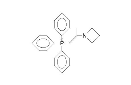 Triphenyl-(2-[1-aza-cyclobutyl]-propenyl)-phosphonium cation