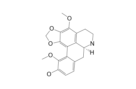 HERNANDINE;10-HYDROXY-1,2-METHYLENEDIOXY-3,11-DIMETHOXY-NORAPORPHINE
