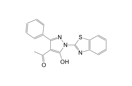 1-[1-(1,3-benzothiazol-2-yl)-5-hydroxy-3-phenyl-1H-pyrazol-4-yl]ethanone
