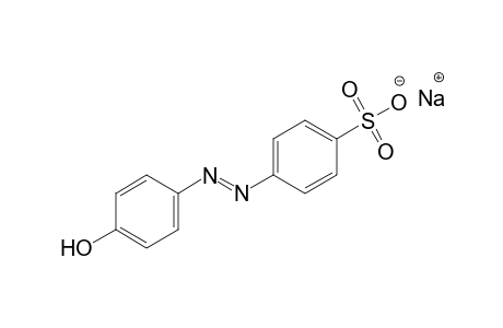 p-(p-hydroxyphenylazo)benzenesulfonic acid, sodium salt