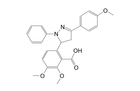 benzoic acid, 6-[4,5-dihydro-3-(4-methoxyphenyl)-1-phenyl-1H-pyrazol-5-yl]-2,3-dimethoxy-