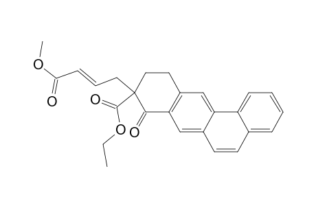 Benz[a]anthracene-9-carboxylic acid, 8,9,10,11-tetrahydro-9-(4-methoxy-4-oxo-2-butenyl)-8-oxo-, ethyl ester
