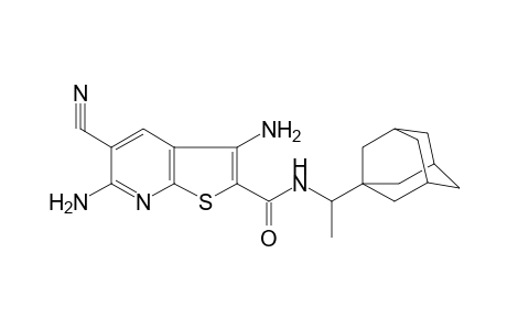 3,6-Diamino-5-cyano-thieno[2,3-b]pyridine-2-carboxylic acid (1-adamantan-1-yl-ethyl)-amide