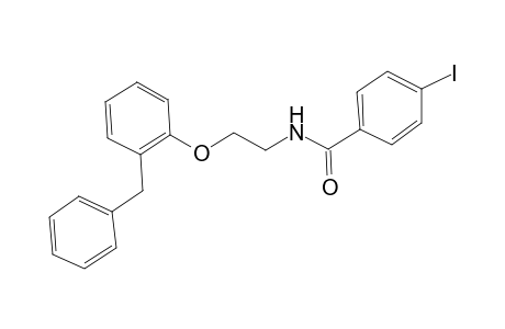N-[2-(2-Benzylphenoxy)ethyl]-4-iodobenzamide