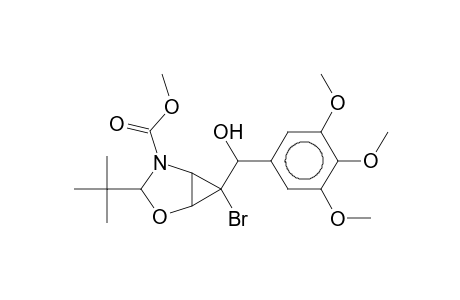 Methyl (1S,3R,5R,6R)-6-bromo-3-(t-butyl)-6-[(hydroxy(3,4,5-trimethoxyphenyl)methyl]-2-oxa-4-azabicyclo[3.1.0]hexane-4-carboxylate