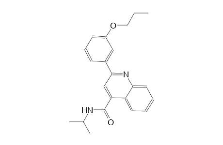 N-isopropyl-2-(3-propoxyphenyl)-4-quinolinecarboxamide