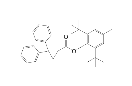 2,6-Di-tert-butyl-4-methylphenyl 2,2-diphenylcyclopropane-1-carboxylate