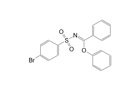 4-bromo-N-[(Z)-phenoxy(phenyl)methylidene]benzenesulfonamide