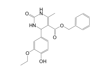 benzyl 4-(3-ethoxy-4-hydroxyphenyl)-6-methyl-2-oxo-1,2,3,4-tetrahydro-5-pyrimidinecarboxylate
