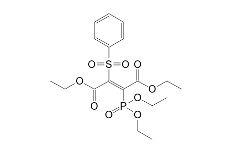 Diethyl (E)-2-(Diethoxyphosphoryl)-3-[phenylsulfonyl]-2-butenedioate