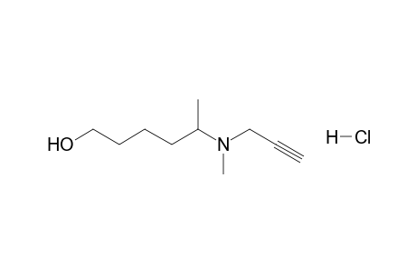 N-Methyl-N-(6-hydroxy-2-hexyl)propargylamine Hydrochloride