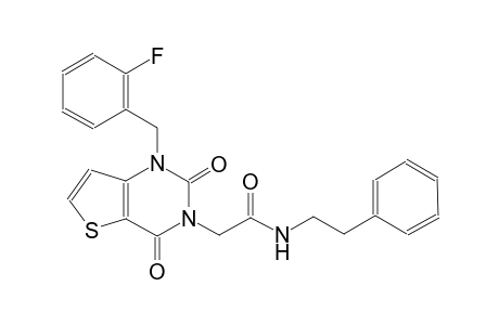2-(1-(2-fluorobenzyl)-2,4-dioxo-1,4-dihydrothieno[3,2-d]pyrimidin-3(2H)-yl)-N-(2-phenylethyl)acetamide