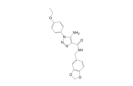 1H-1,2,3-triazole-4-carboxamide, 5-amino-N-(1,3-benzodioxol-5-ylmethyl)-1-(4-ethoxyphenyl)-