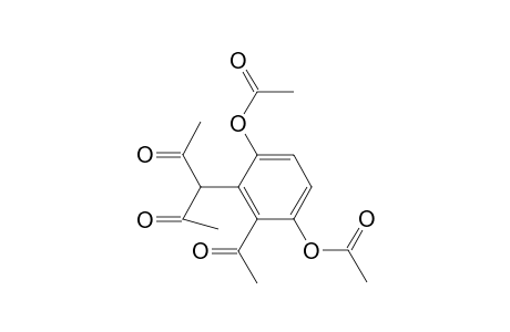 3-(2,5-Diacetoxy-6-acetylphenyl)-2,4-pentandione