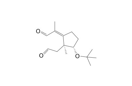 (2Z)-2-[(3S)-tert-Butoxy-2-methyl-(2S)-(2-oxoethyl)cyclopentylidene]propanal