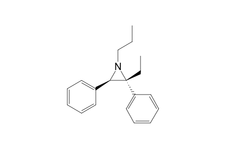 (2R*,3R*)-2-Ethyl-2,3-diphenyl-1-propylaziridine
