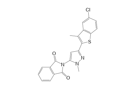 N-[3-(5-chloro-3-methylbenzo[b]thien-2-yl)-1-methylpyrazol-5-yl]phthalimide