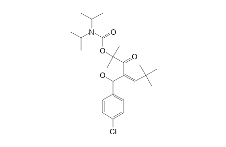 (Z)-3-[1-(4-CHLOROPHENYL)-1-HYDROXYMETHYL]-1,1,5,5-TETRAMETHYL-2-OXO-3-HEXENYL-N,N-DIISOPROPYLCARBAMATE