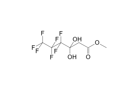 3-OXO-4,4,5,5,6,6,6-HEPTAFLUOROHEXANOIC ACID, METHYL ESTER, HYDRATE