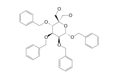 BENZYL-2,3,4-TRI-O-BENZYL-5-C-(HYDROXYMETHYL)-ALPHA-D-LYXO-HEXOPYRANOSIDE