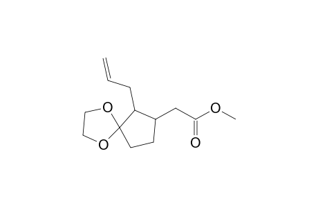 Methyl (6-Allyl-1,4-dioxaspiro[4.4]non-7-yl)acetate