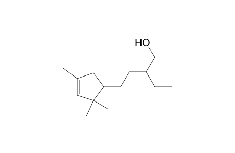2-Ethyl-4-(2,2,4-trimethylcyclopent-3-en-1-yl)butanol
