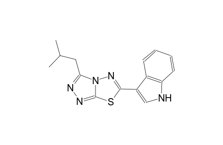 1H-indole, 3-[3-(2-methylpropyl)[1,2,4]triazolo[3,4-b][1,3,4]thiadiazol-6-yl]-