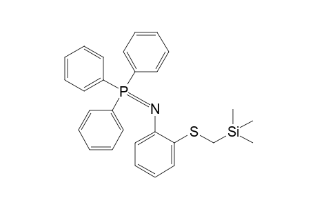 2-(Trimethylsilyl)methylthio-N-triphenylphosphoranylideneaniline