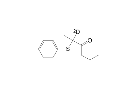 3-Hexanone-2-d, 2-(phenylthio)-
